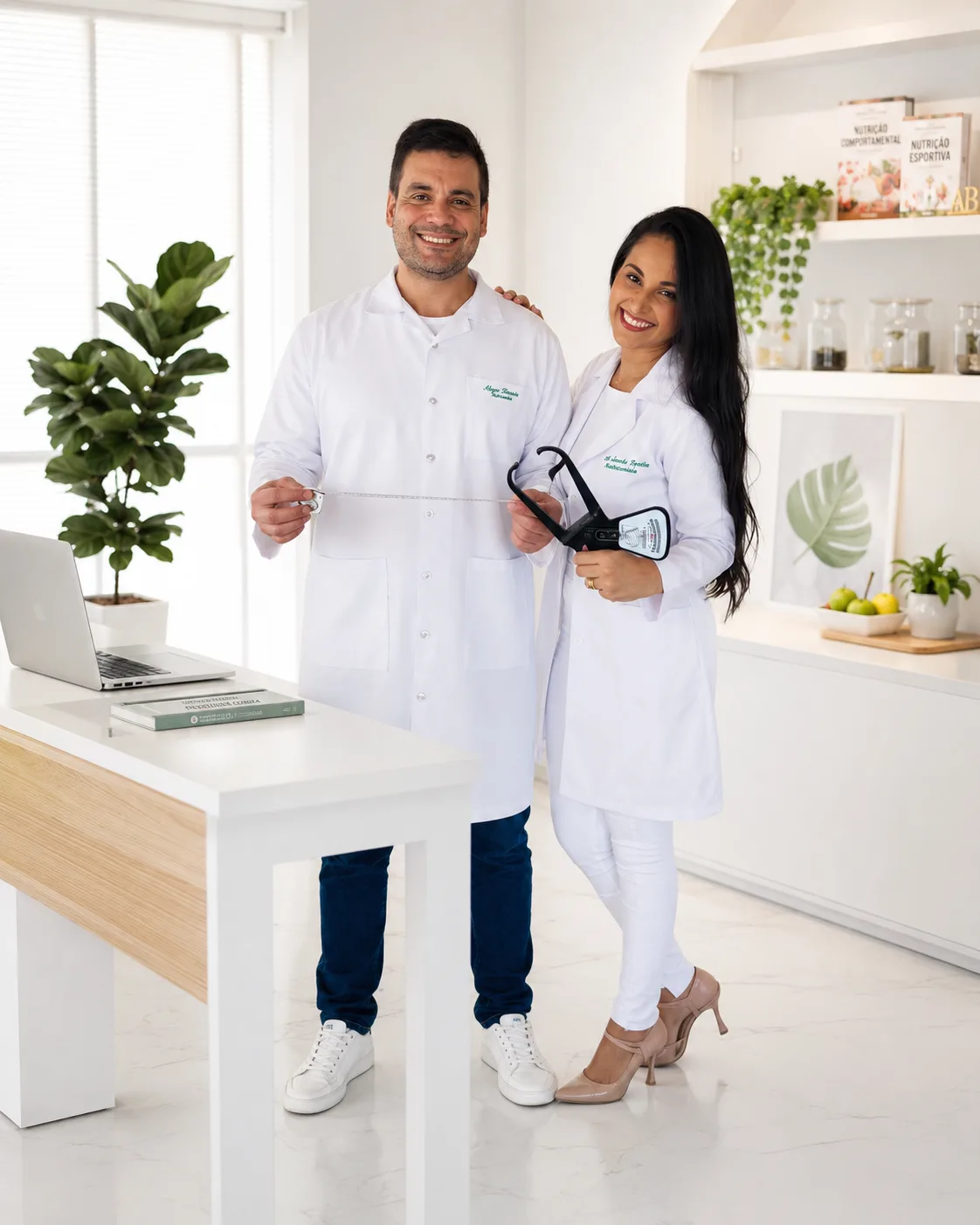 Equipe MLD em atendimento nutricional